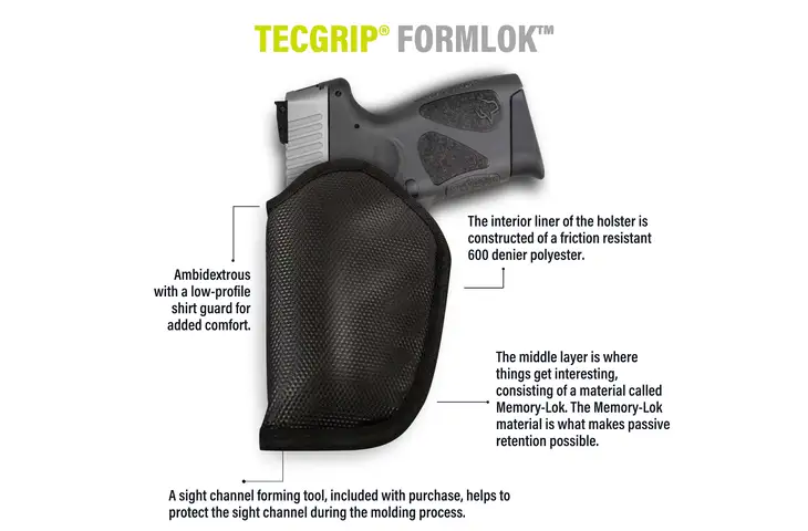 BlackHawk Tecgrip Formlok IWB Moldable Holster — 4 models - view 13
